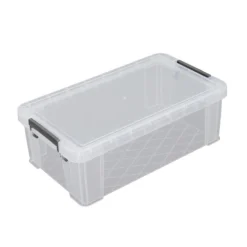 Whitefurze Opbergbox - 5,8 Liter - Transparant - 35 X 19 X 12 Cm