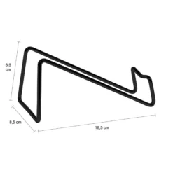 QUVIO Wijnfles Houder Metaal Voor 1 Fles - Zwart 6 QUVIO Wijnfles Houder Metaal Voor 1 Fles - Zwart -Curverest Winkel 1000082217 0102