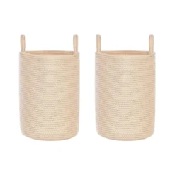 Beliani Mand SARYK - Beige Katoen