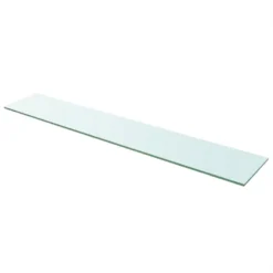 VidaXL Wandschap Transparant 110x20 Cm Glas