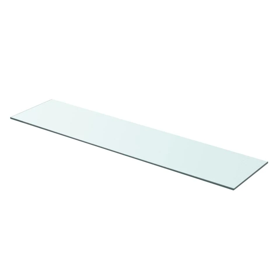 VidaXL Wandschap Transparant 90x20 Cm Glas 1 VidaXL Wandschap Transparant 90x20 Cm Glas
