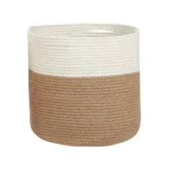 Beliani Mand ARDESEN - Beige Katoen -Curverest Winkel 44a0a9f6dfb74a49bea0be9de33cb018